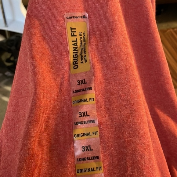 CARHARTT NWT Long Sleeve Shirt Size 3XL - Picture 13 of 13